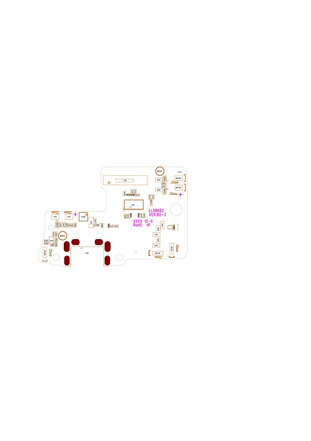 红米S2原厂维修图纸(红米S2 小板位置图 点位图 位号图).pdf-第2页.png