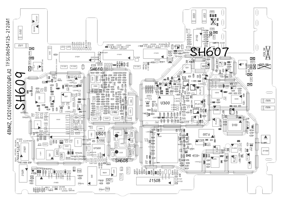 小米4S原厂维修图纸(小米4S 位置图 点位图 位号图).pdf-第2页.png