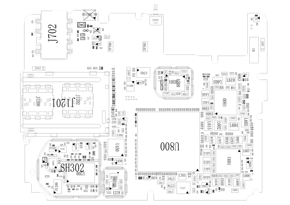 小米5S原厂维修图纸(小米5S 位置图 点位图 位号图).pdf-第2页.png