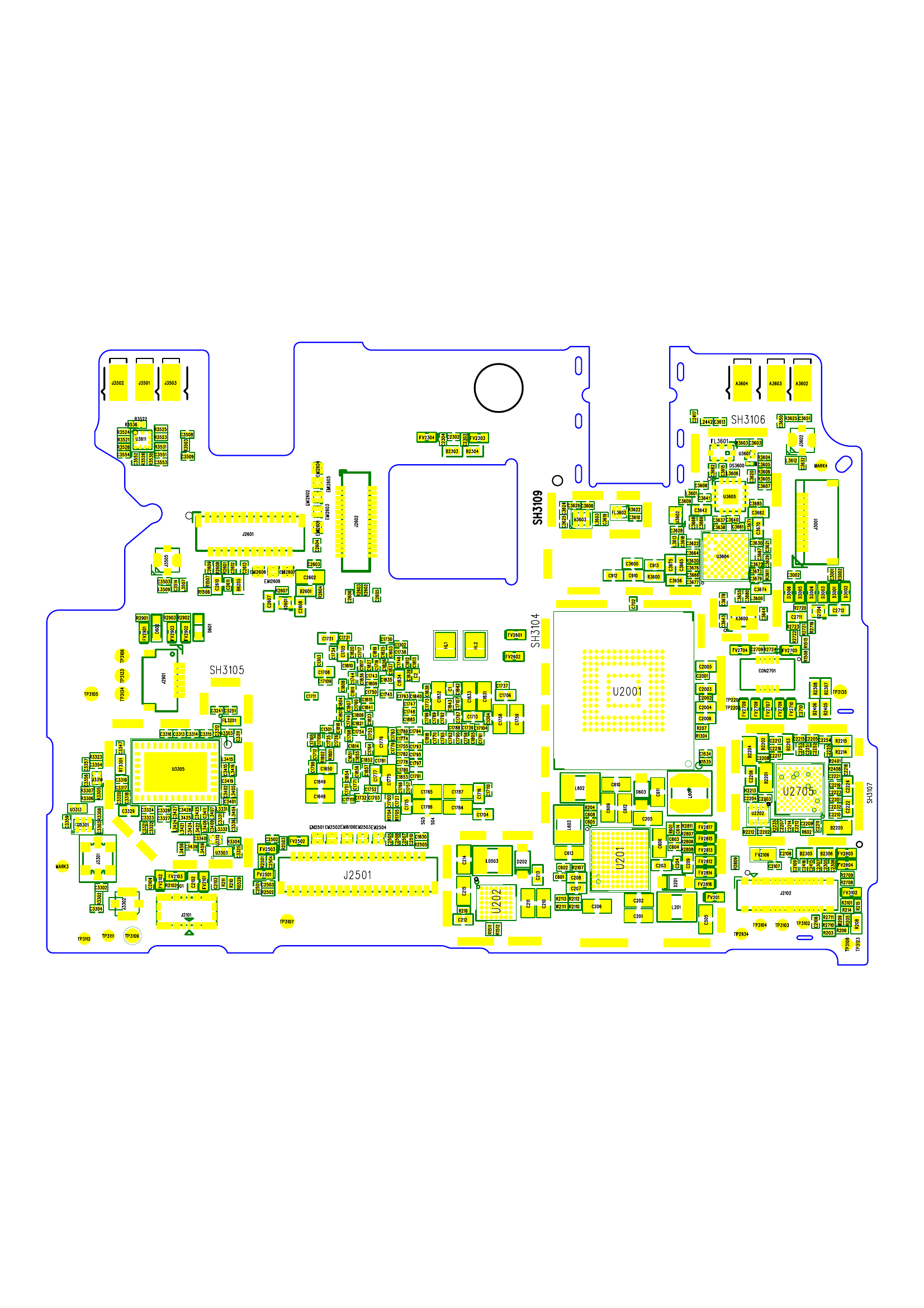 红米note3原厂维修图纸(红米note3全网通 位置图 点位图 位号图).pdf-第2页.png