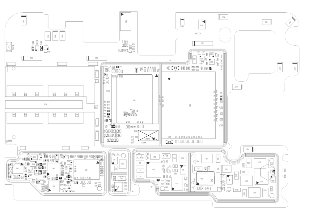 小米8SE原厂维修图纸(小米8SE 位置图 点位图 位号图).pdf-第2页.png