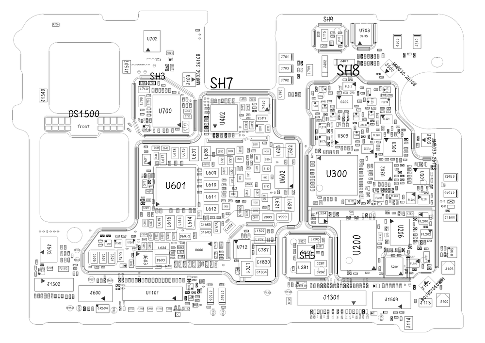 小米MIX2S原厂维修图纸(小米MIX2S 位置图 点位图 位号图).pdf-第1页.png