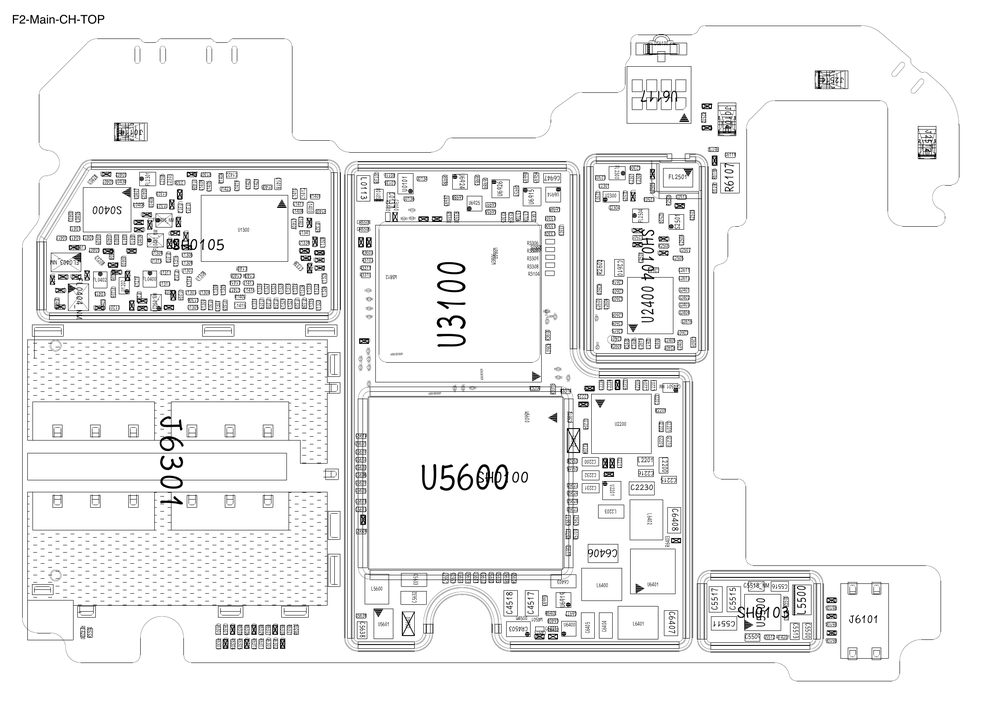 小米9SE原厂维修图纸(小米9SE 位置图 点位图 位号图).pdf-第1页.png