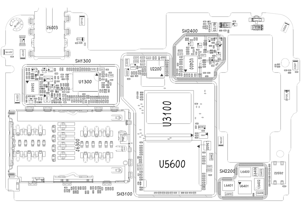 小米CC9原厂维修图纸(小米CC9 位置图 点位图 位号图).pdf-第1页.png