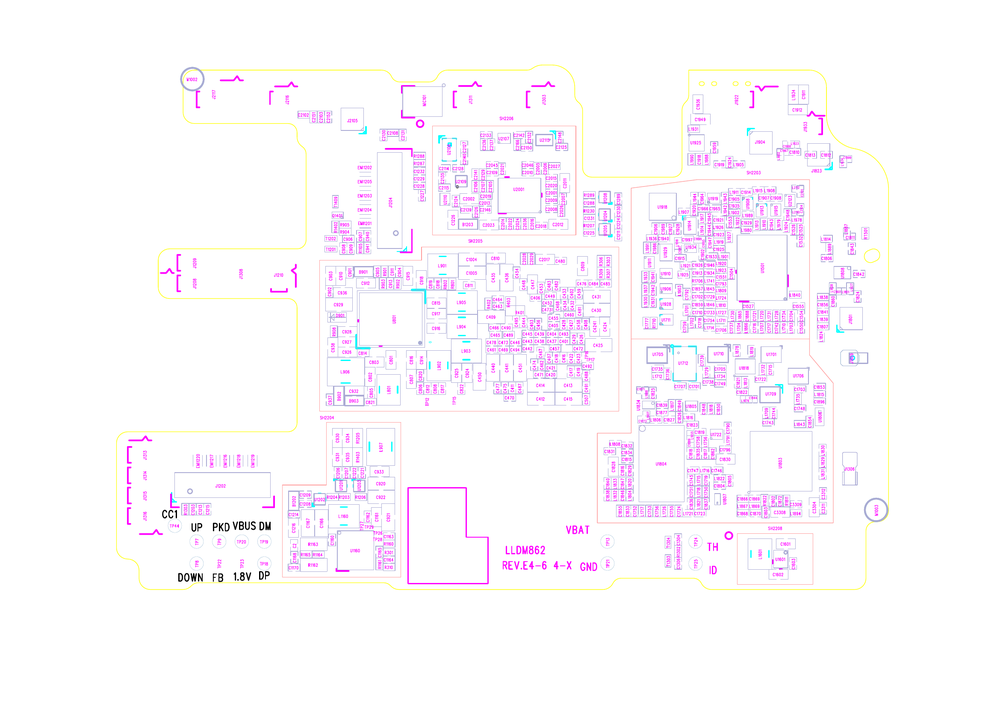 小米6X原厂维修图纸(小米6X 位置图 点位图 位号图).pdf-第2页.png
