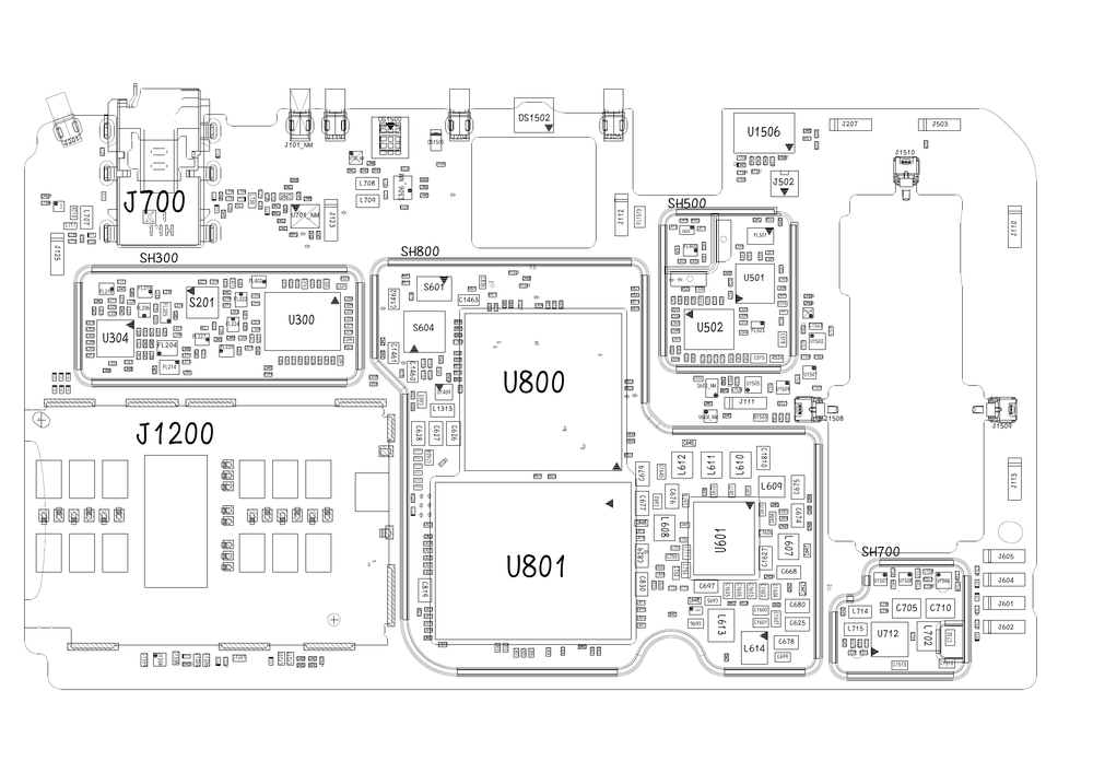 小米MAX3原厂维修图纸(小米MAX3 位置图 点位图 位号图).pdf-第2页.png