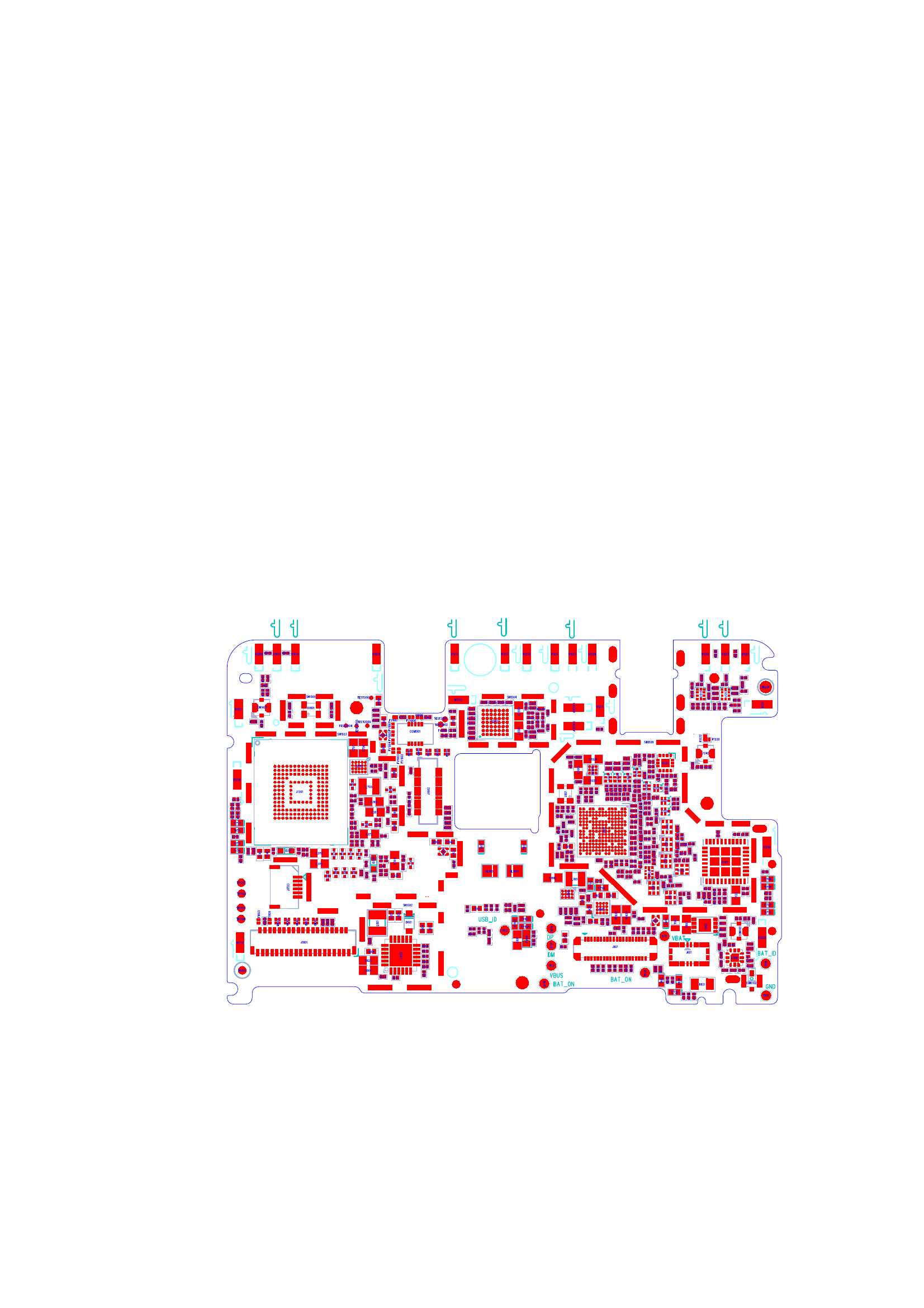 红米note4原厂维修图纸（MTK版本）(红米Note4  位置图 位号图 元件图).pdf-第2页.png