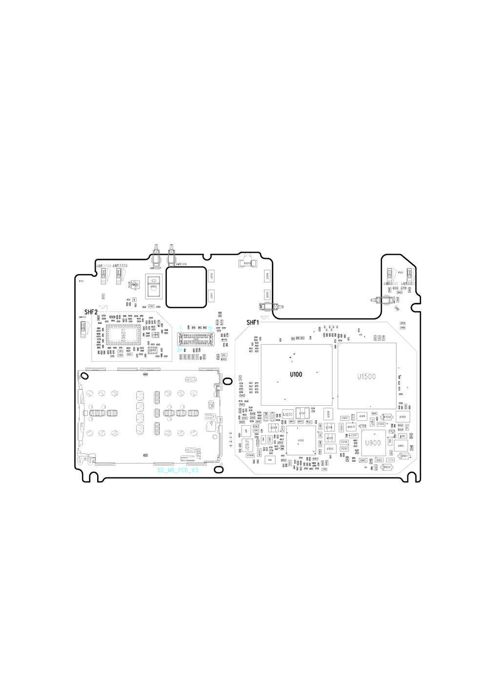小米5X原厂维修图纸(小米5X  位置图 点位图 位号图).pdf-第1页.png