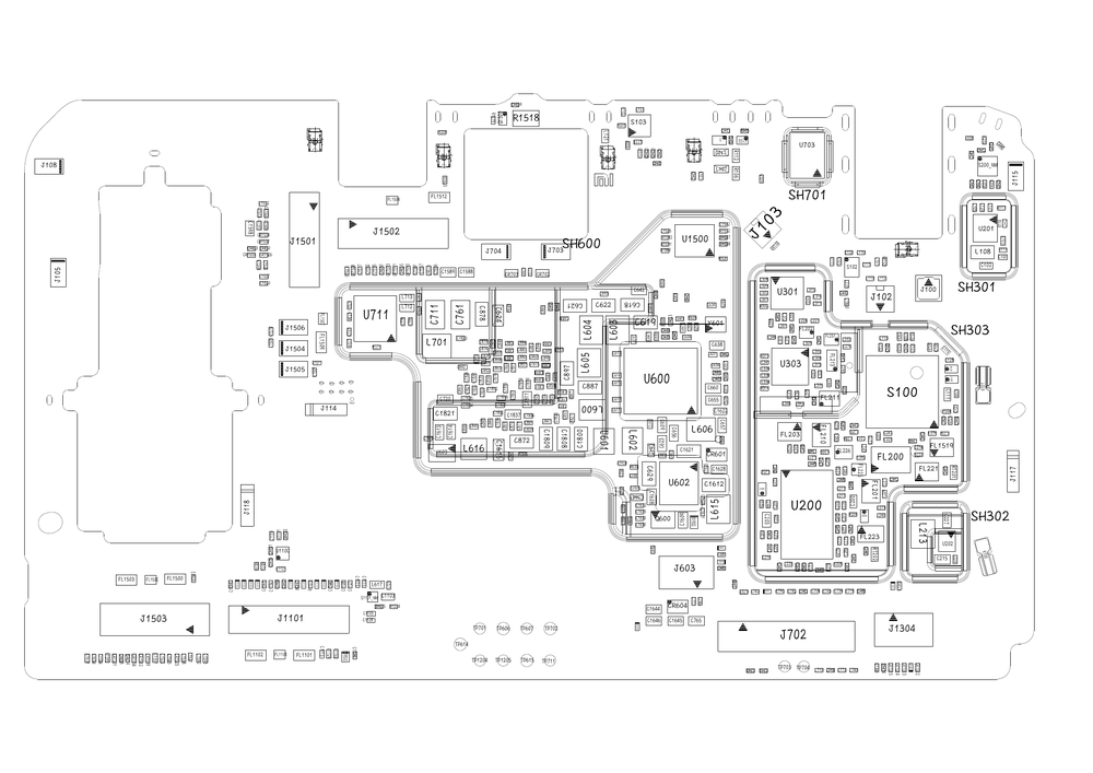 小米MAX3原厂维修图纸(小米MAX3 位置图 点位图 位号图).pdf-第1页.png