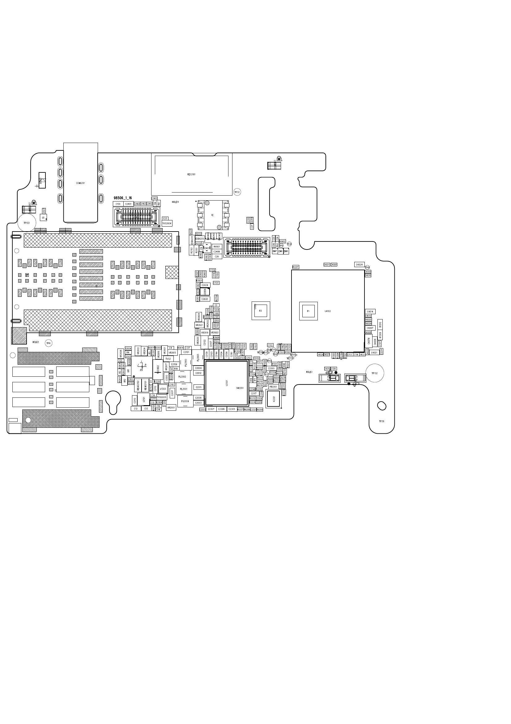 红米6原厂维修图纸(红米6  主板位置图 点位图 位号图).pdf-第1页.png