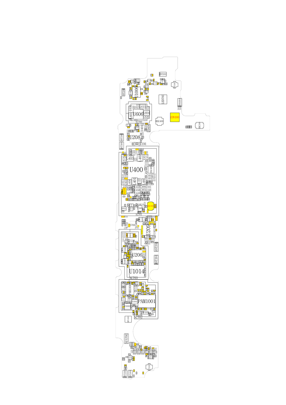 三星SM-E7000  位置图 位号图 元件图(三星原厂维修图纸).pdf-第2页.png