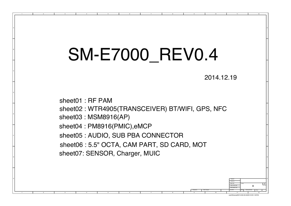 三星SM-E7000  原理图 电路图(三星原厂维修图纸).pdf-第1页.png