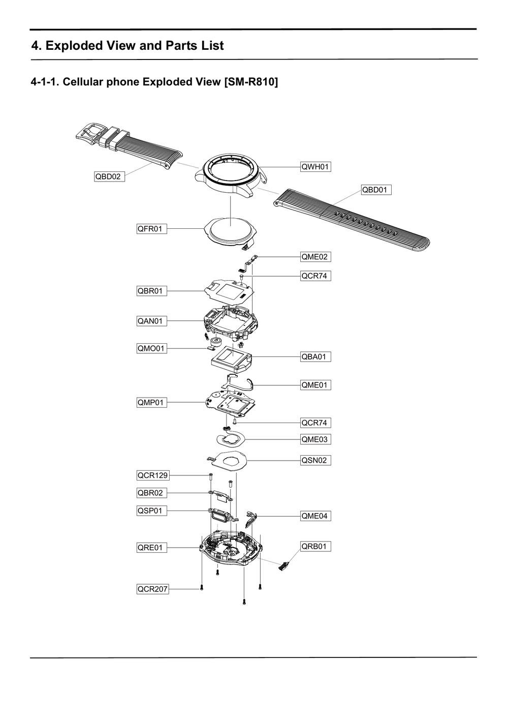 SM-R810_Common-分解图(三星 Watch（SM-R810）).pdf-第1页.png