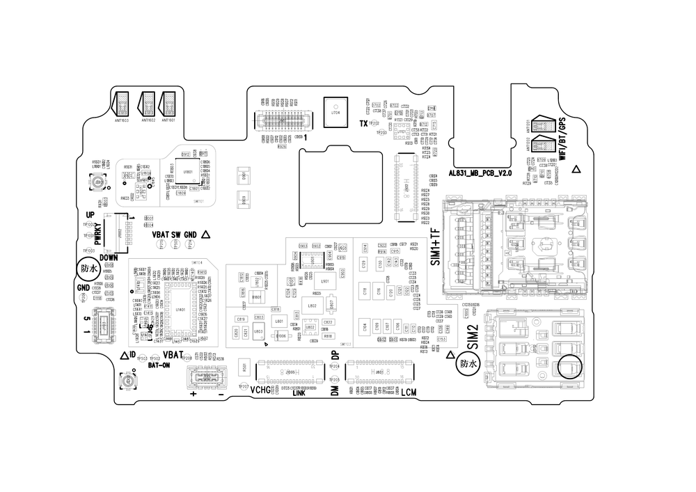 华为畅玩6  位置图 点位图 位号图.pdf-第2页.png
