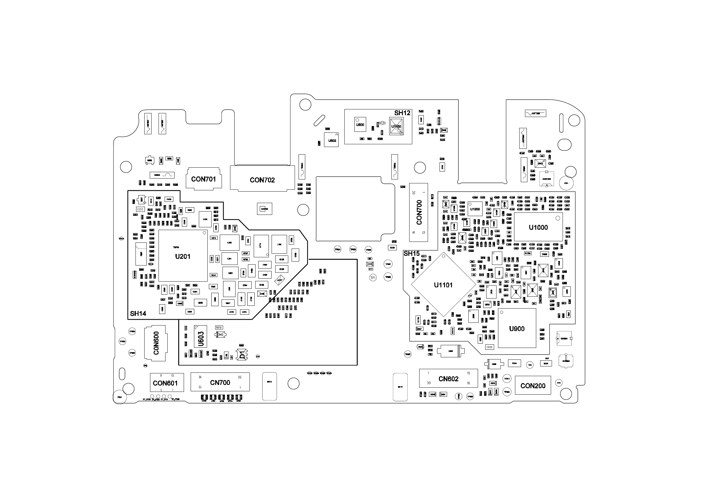 华为V9Play AL10&TL10 位置图 点位图 位号图.pdf-第2页.png