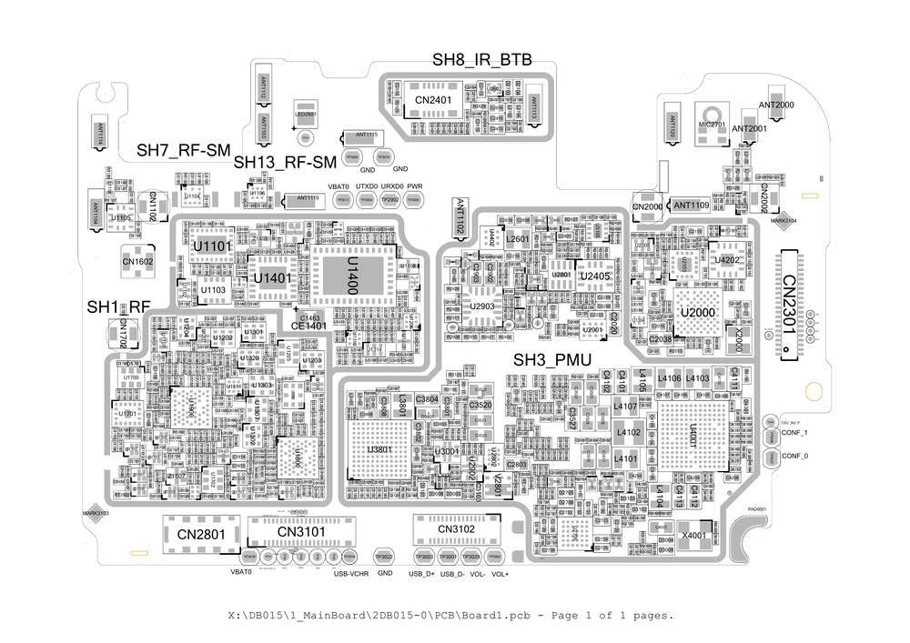 OPPOR9S  主板编号2DB015 位置图 点位图 位号图(OPPOR9S原厂维修图纸).pdf-第2页.png