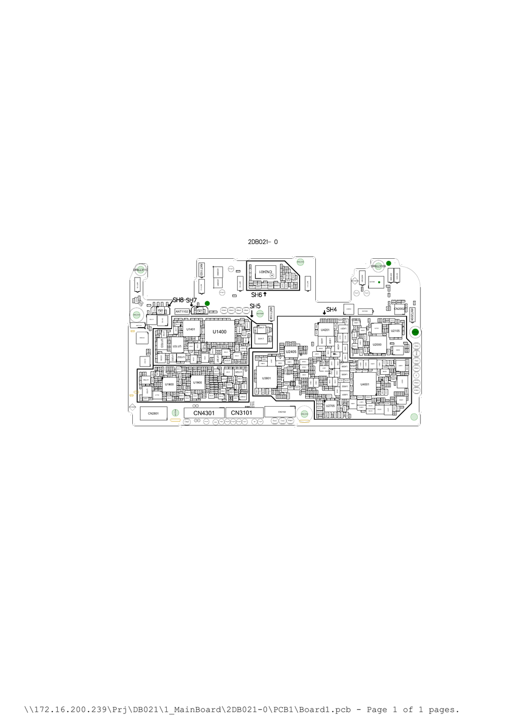 OPPOR9S  主板编号2DB021 位置图 点位图 位号图(OPPOR9S原厂维修图纸).pdf-第1页.png