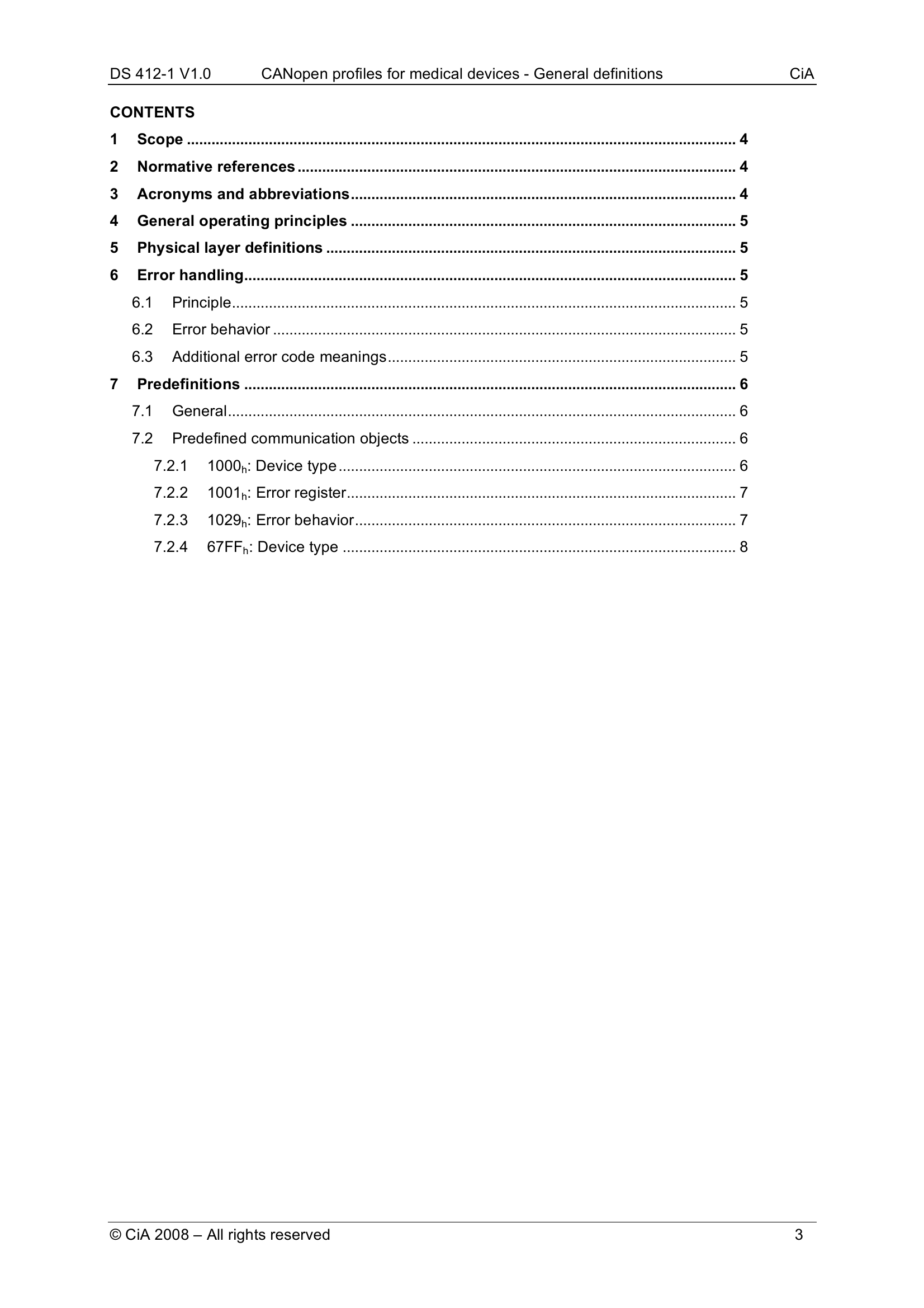 CiA 412-1 DS V1.0 CANopen profiles for medical devices – Part 1 General definitions(MED_412_1v01000002)(英文原版协议).pdf-第4页.png