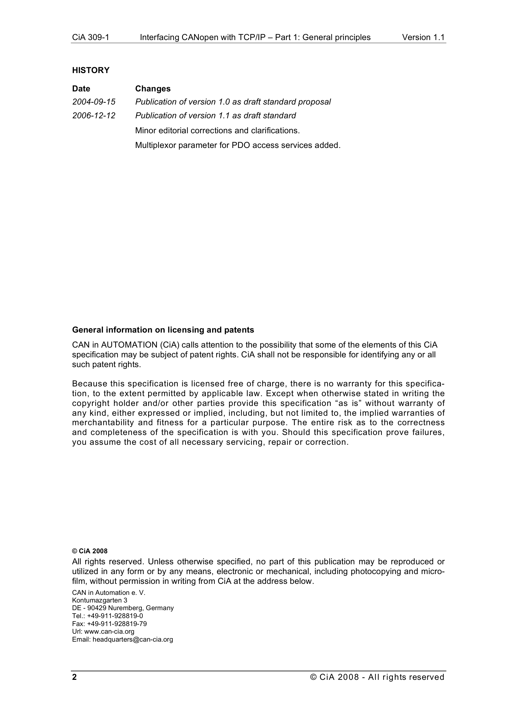 CiA 309-1 DS V1.1 Interfacing CANopen with TCPIP - Part 1 General principles and  services(IGCO_309_1v01010001)(英文原版协议).pdf-第2页.png