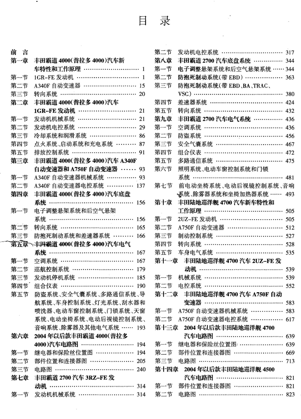 丰田霸道4000和陆地巡洋舰4700汽车维修手册 完全版 (2).pdf
