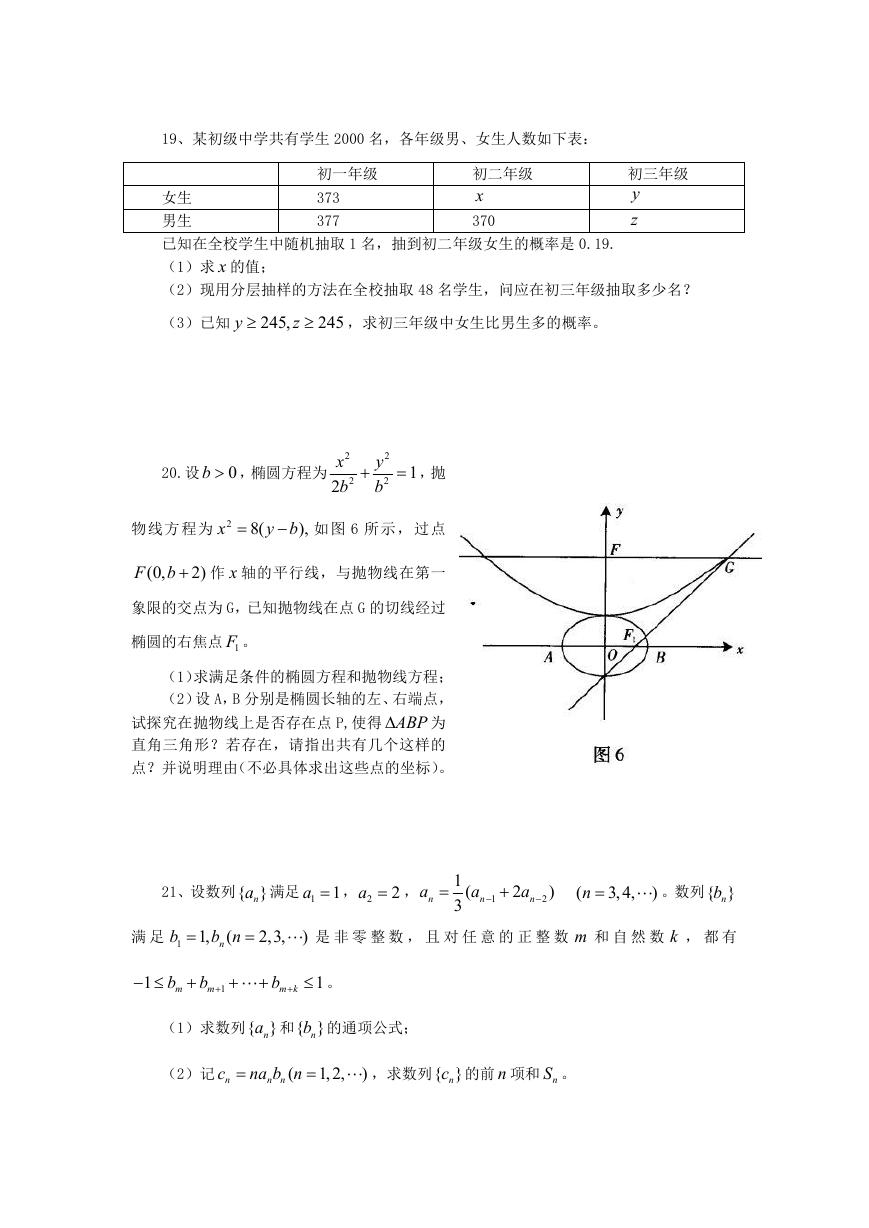 08年广东高考文科数学真题及答案 Doc 资料库