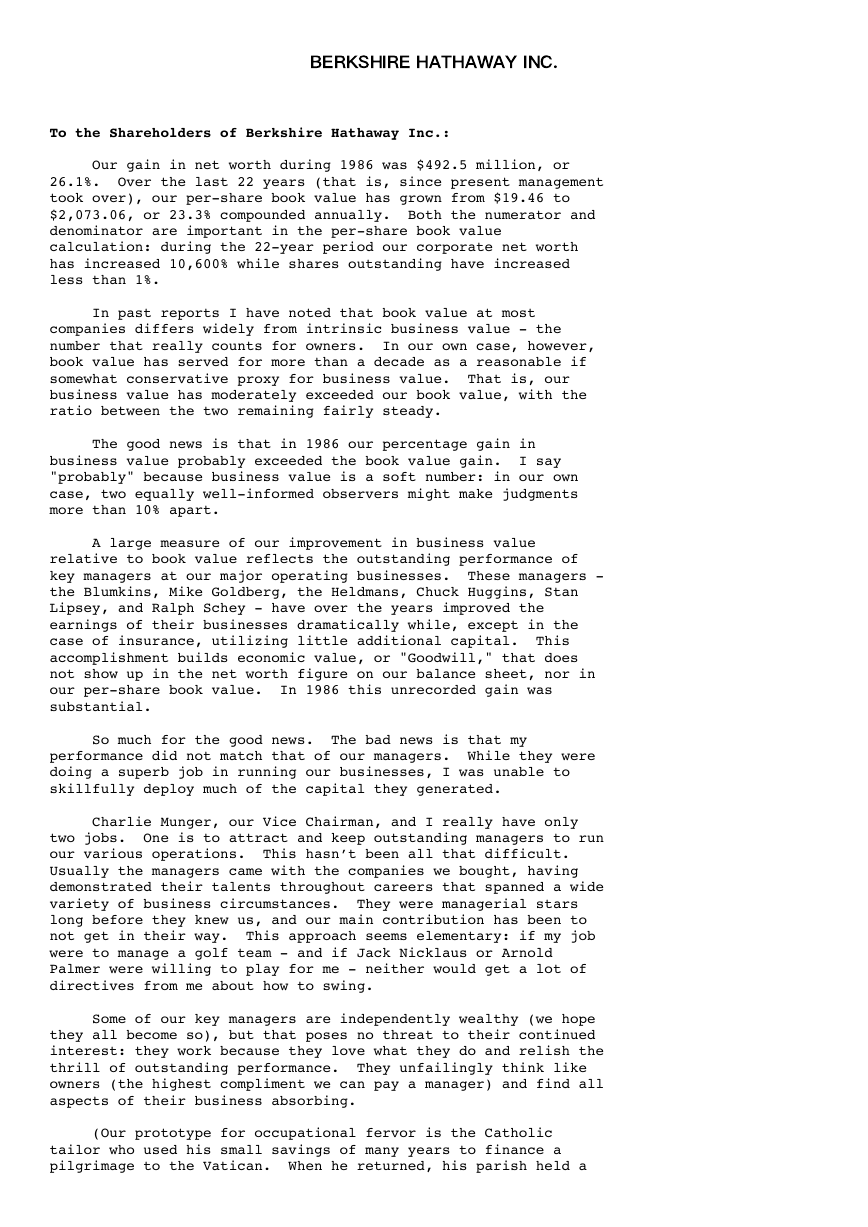 巴菲特致股东的公开信 - 1986.pdf