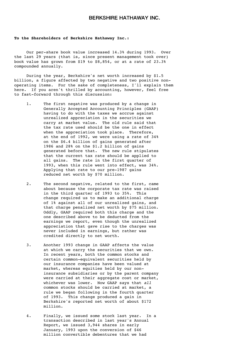 巴菲特致股东的公开信 - 1993.pdf