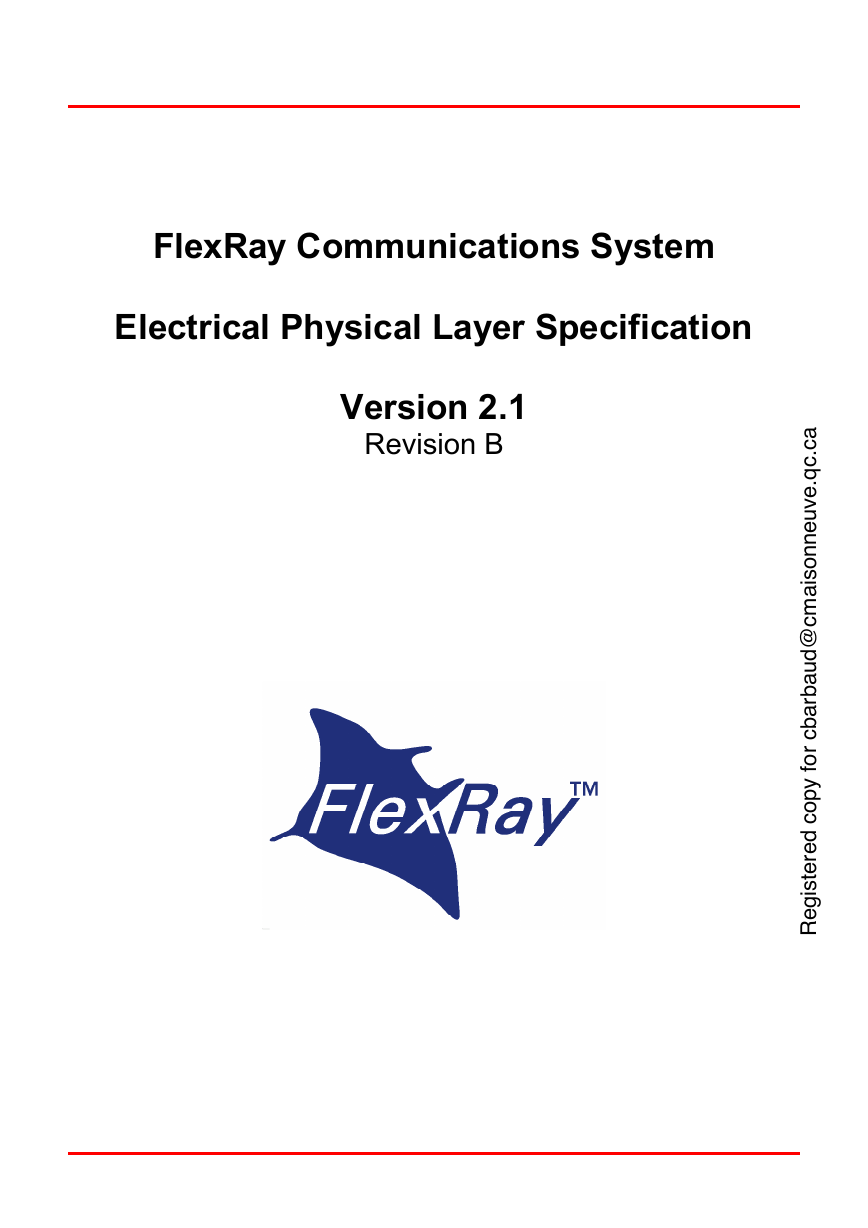 FlexRay物理层规定.pdf