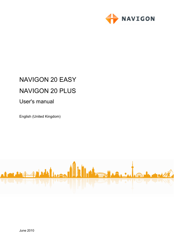 NAVIGON GPS导航设备-NAVIGON 20 EASY说明书.pdf