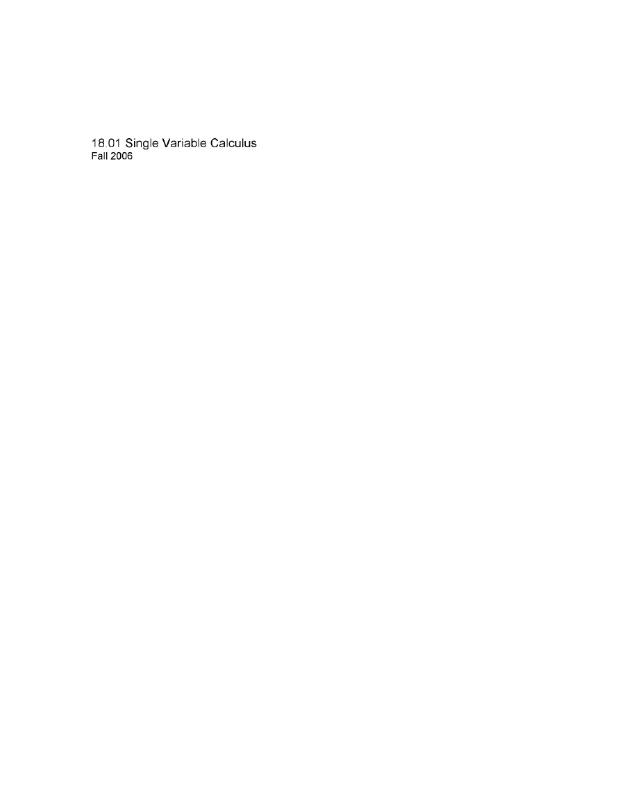 MIT 单变量微积分lecture note+problem set+exam.pdf