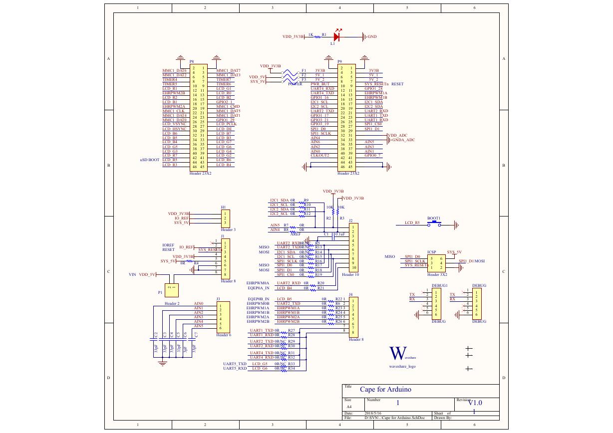 原理图(Arduino_CAPE_Schematic).pdf