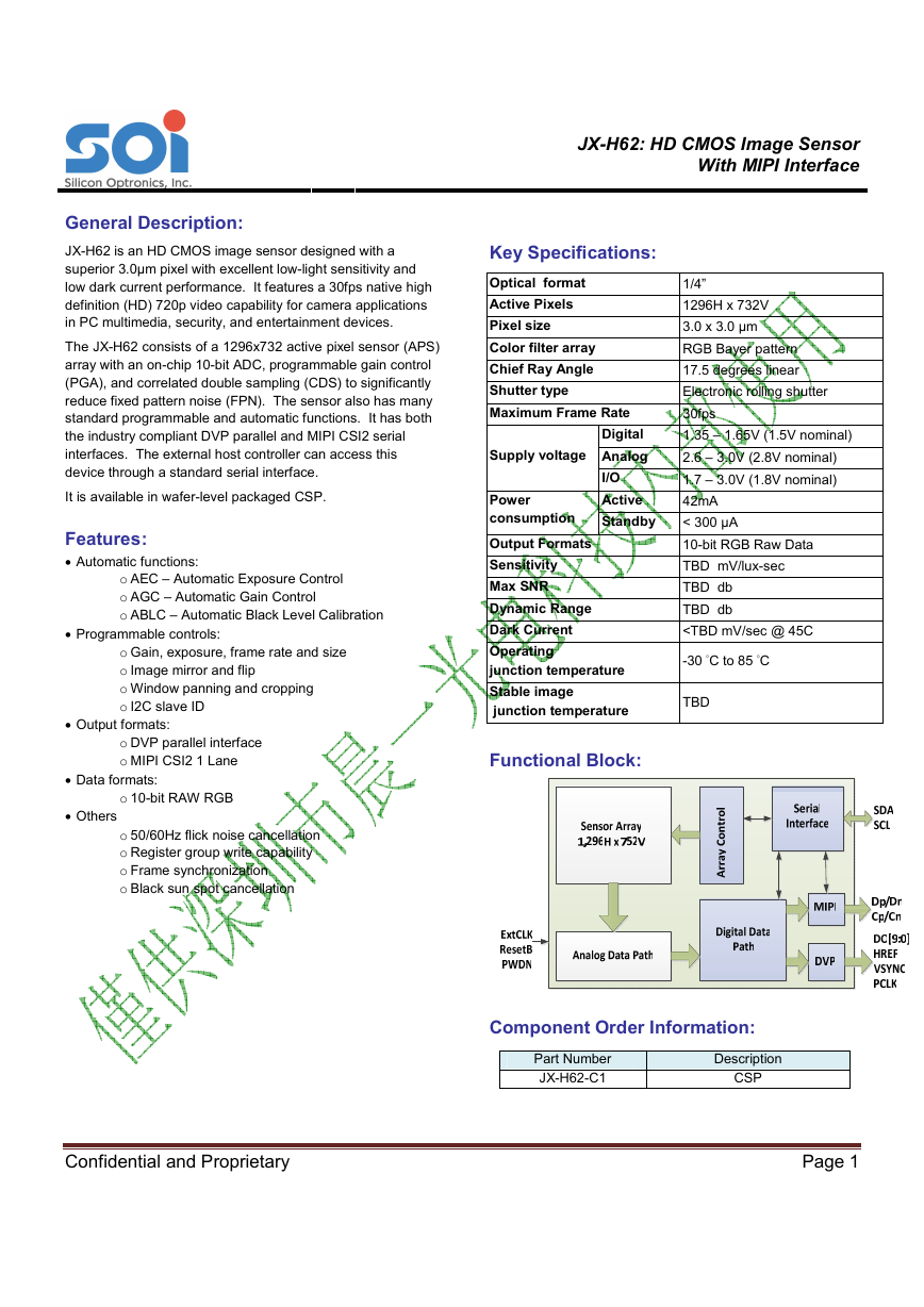 H62 摄像头datasheet.pdf