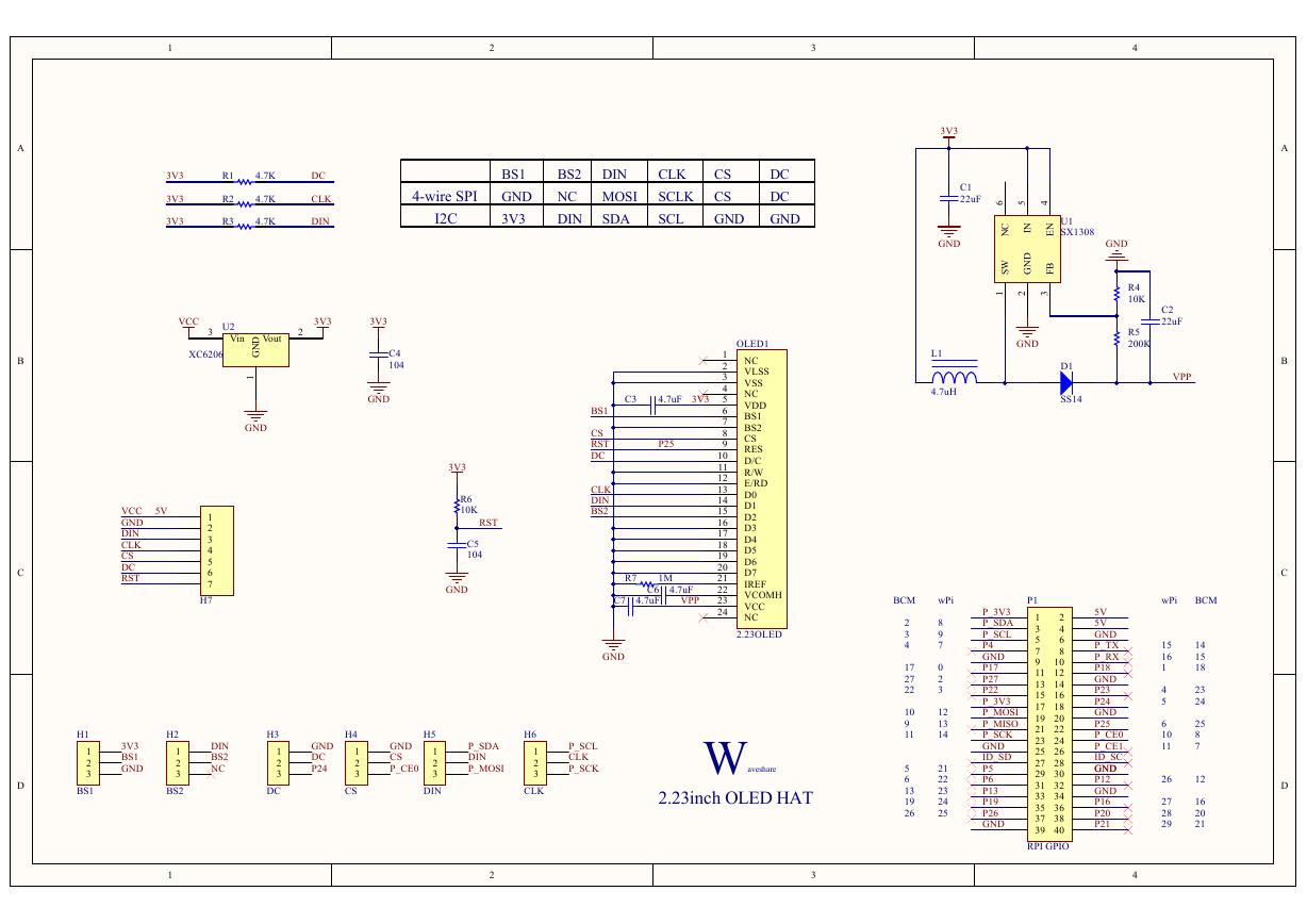 原理图(2.23inch-OLED-HAT-Schematic).pdf