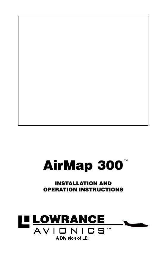 Lowrance GPS导航设备-AirMap 300说明书.pdf