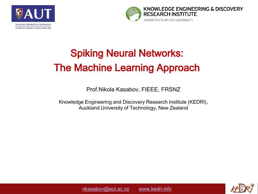 Spiking Neural Networks: The Machine Learning Approach.pdf