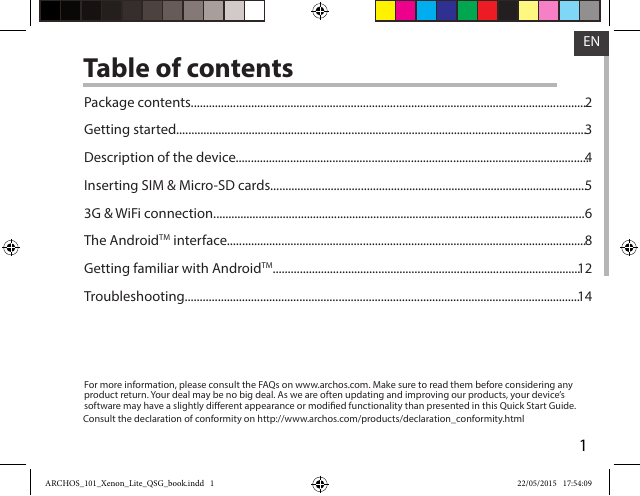 ARCHOS掌上无线-ARCHOS 101 Xenon Lite说明书.pdf