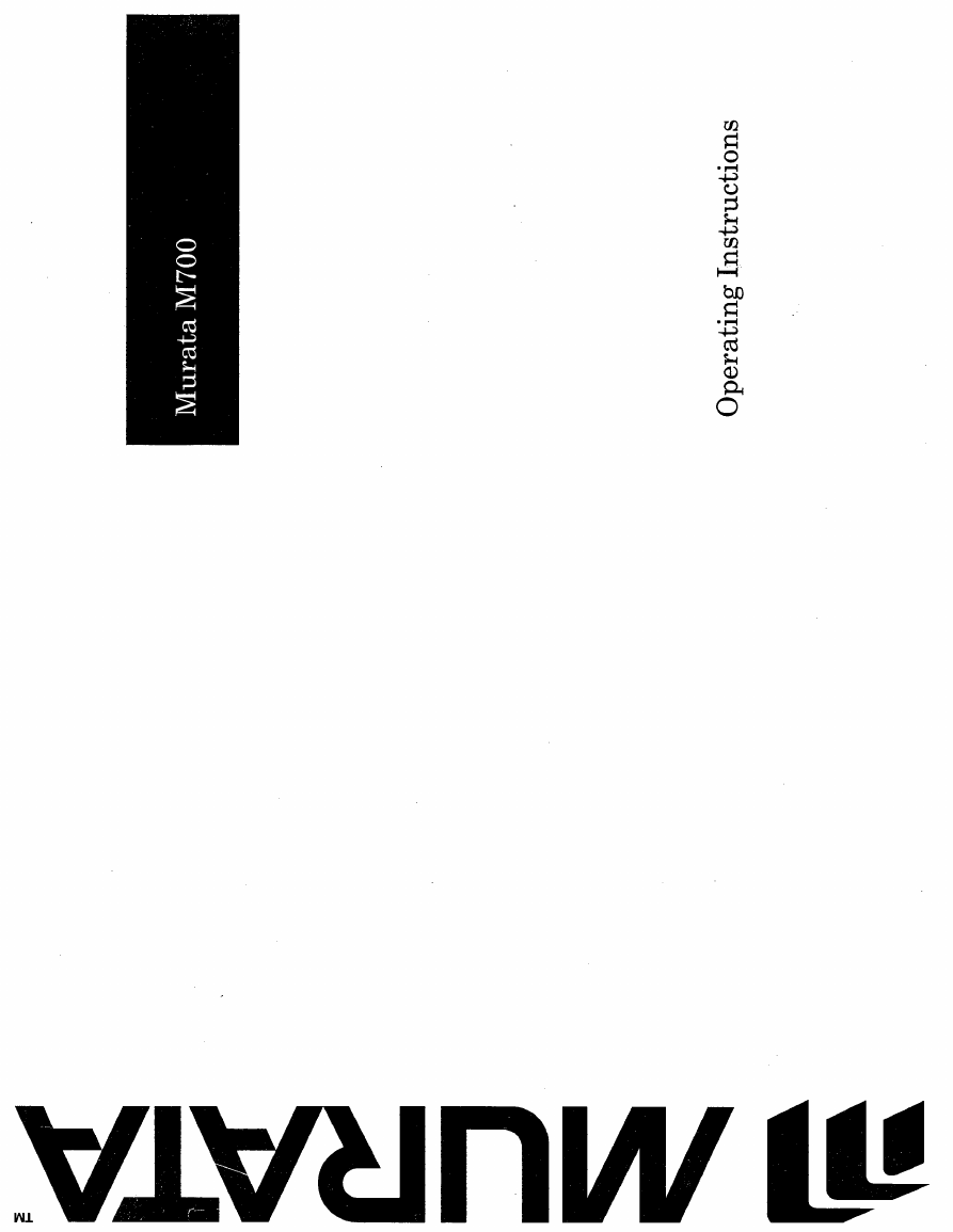 Muratec村田传真机-M700说明书.pdf