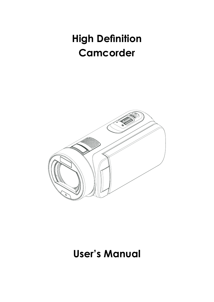 爱普泰克数码摄像机-AHD H23说明书.pdf
