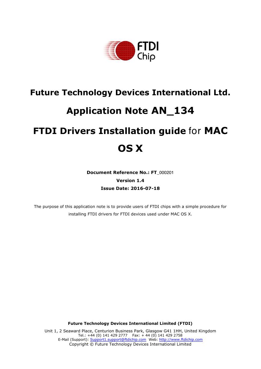 点击查看教程(AN_134_FTDI_Drivers_Installation_Guide_for_MAC_OSX).pdf