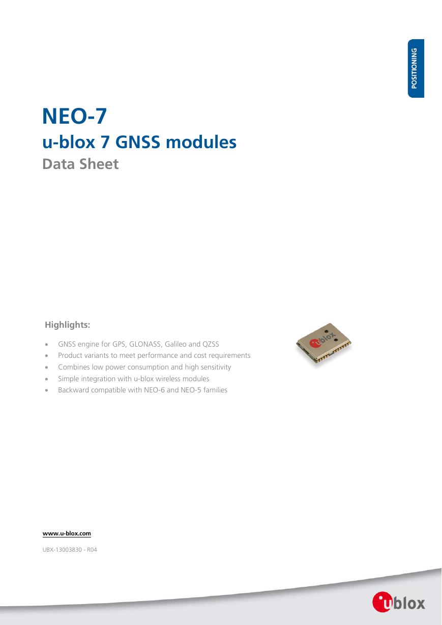 NEO-7_DataSheet(NEO-7_DataSheet).pdf