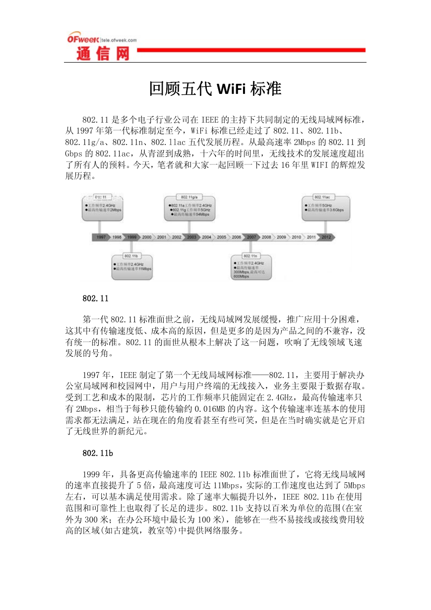 回顾五代WiFi标准.pdf