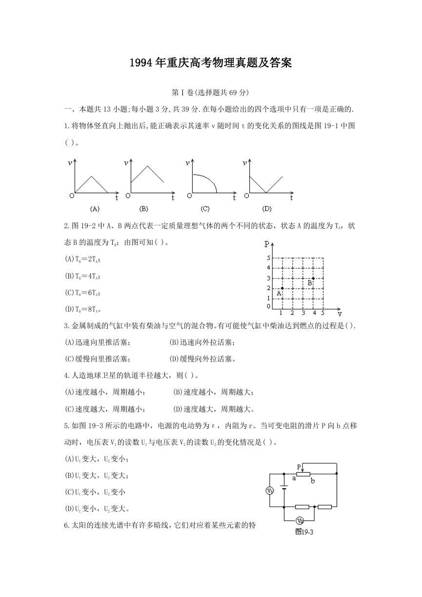 1994年重庆高考物理真题及答案.doc