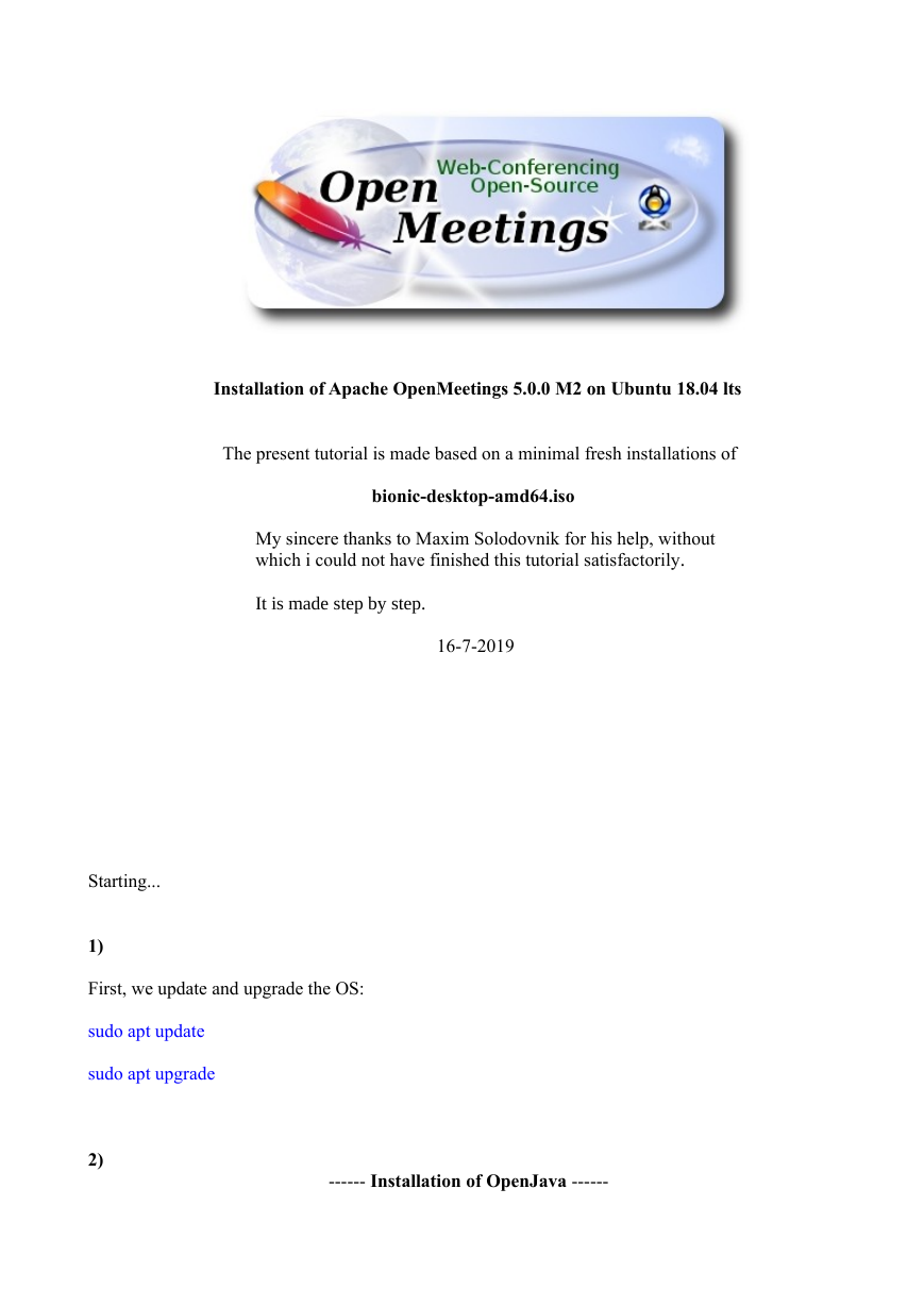 OpenMeetings 5.0.0-M2在Ubuntu 18.04上的安装手册.pdf