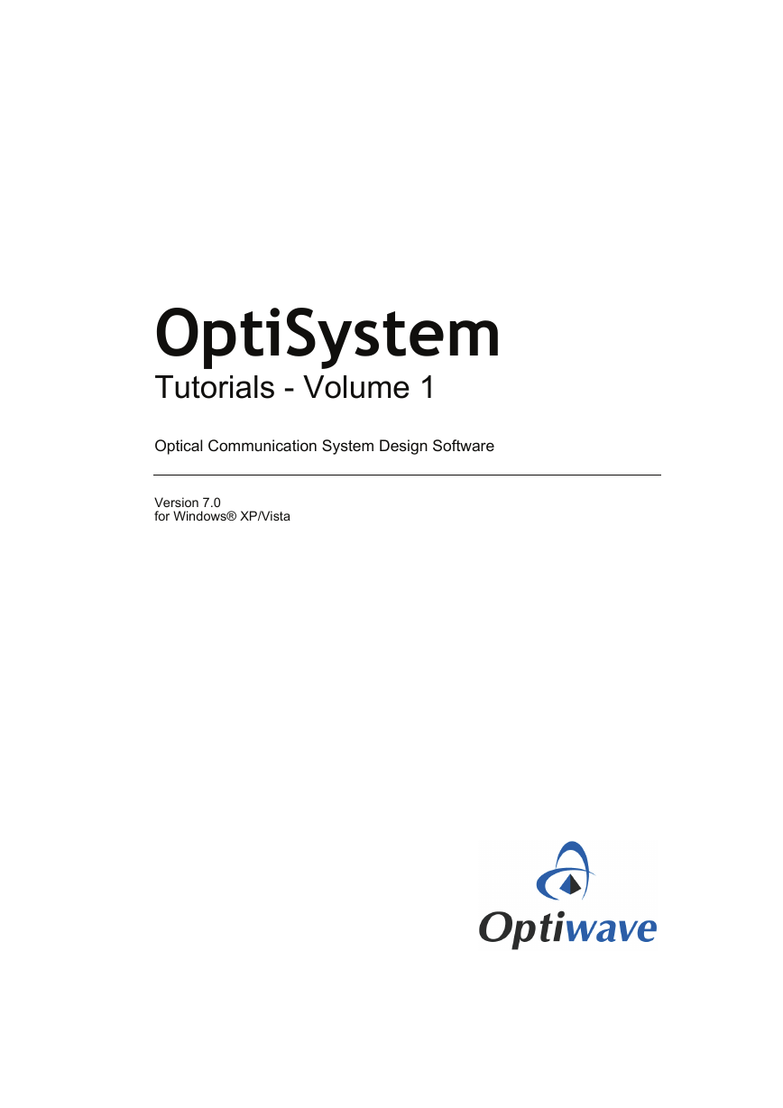 optisystem使用教程.pdf