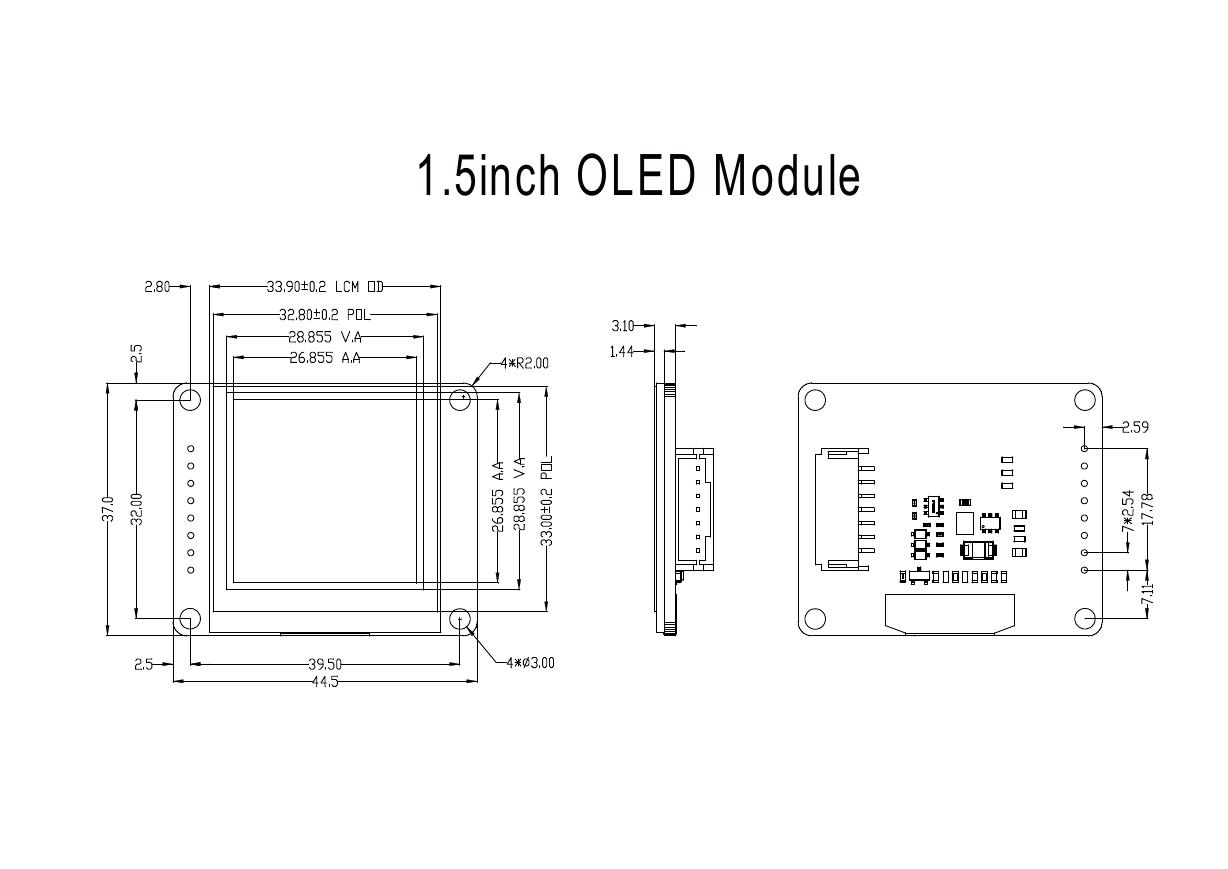 1.5inch OLED Module 2D图纸_PDF(1_5inch_oled_module).pdf