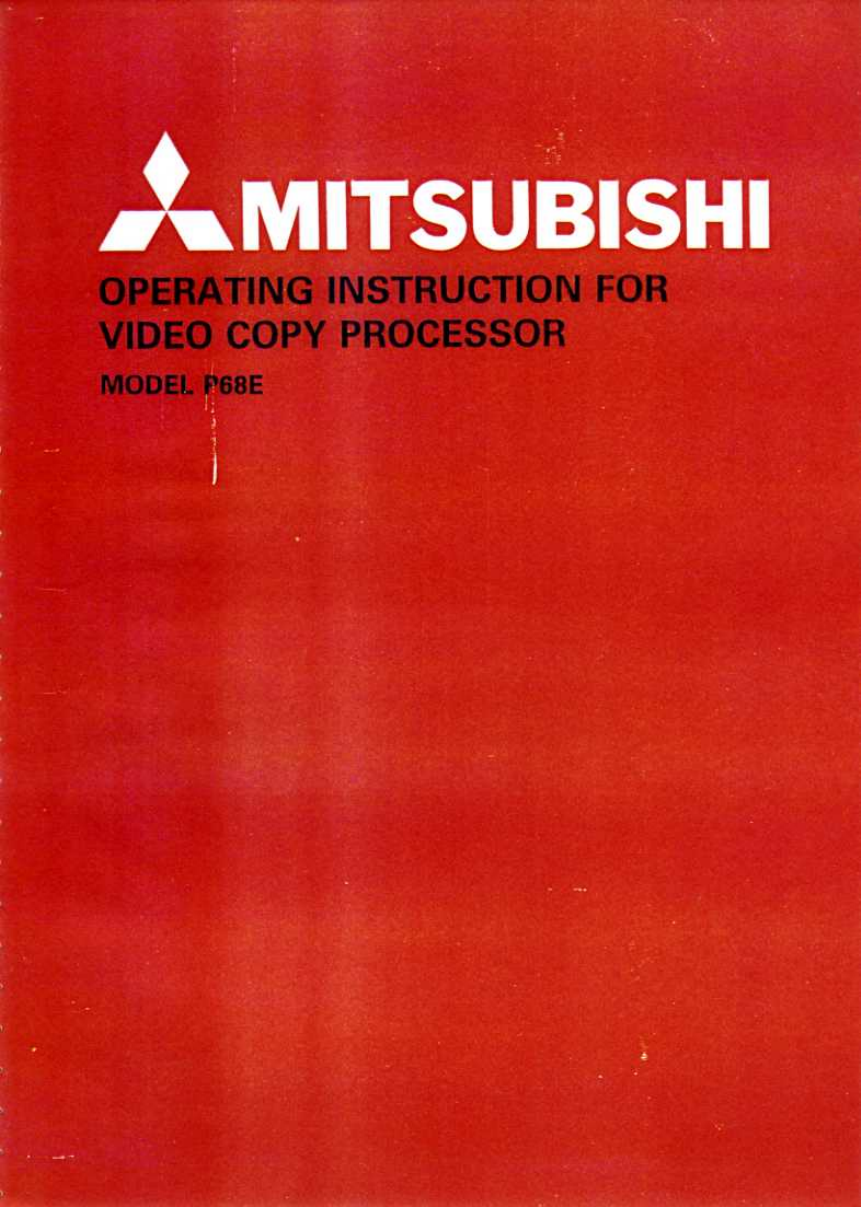 三菱投影机-P-68E说明书.pdf