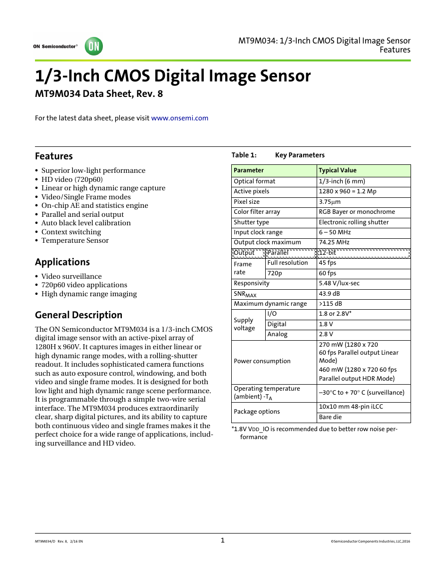镁光CMOS芯片MT9V034数据手册datasheet.pdf