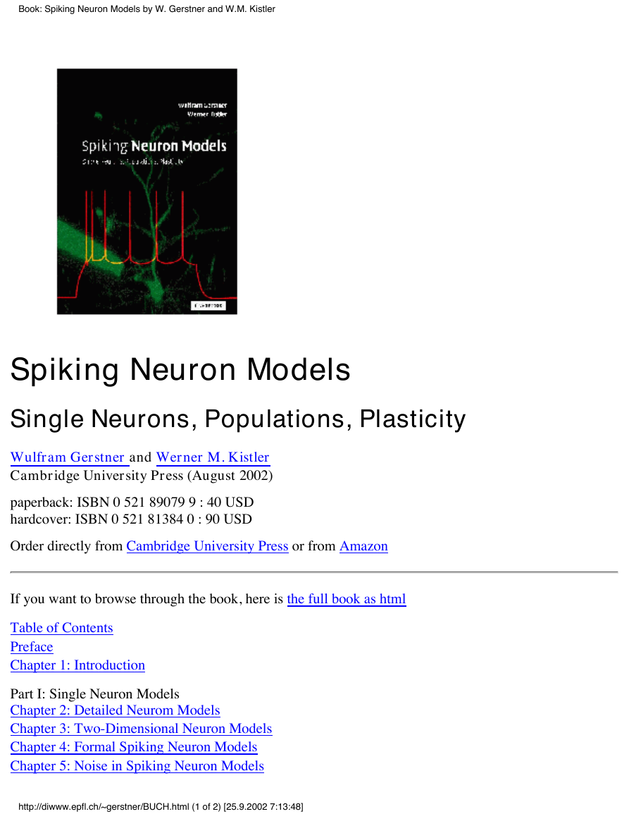 Spiking neuron models single neurons,populations,plasticity.pdf
