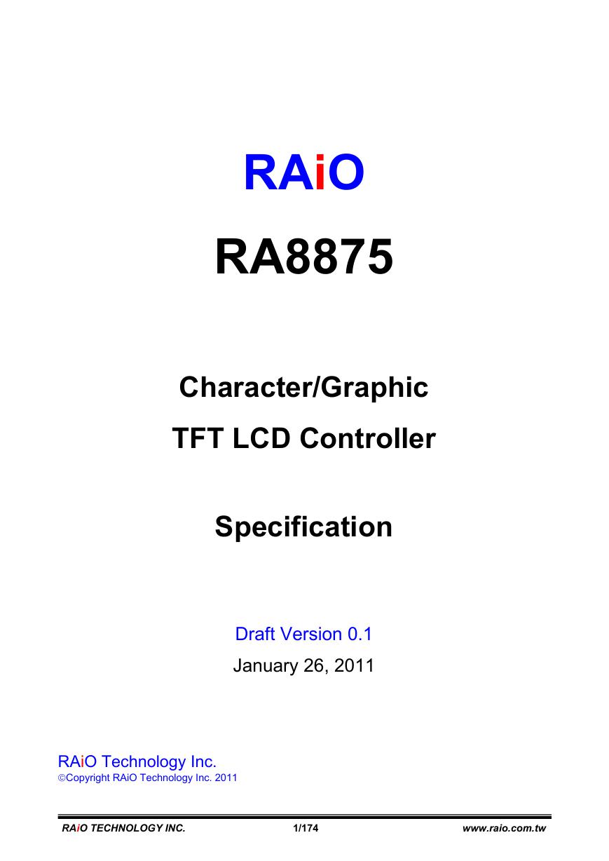 RA8875_Specification(RA8875_Specification).pdf