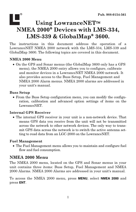Lowrance GPS导航设备-NMEA 2000 Devices说明书.pdf